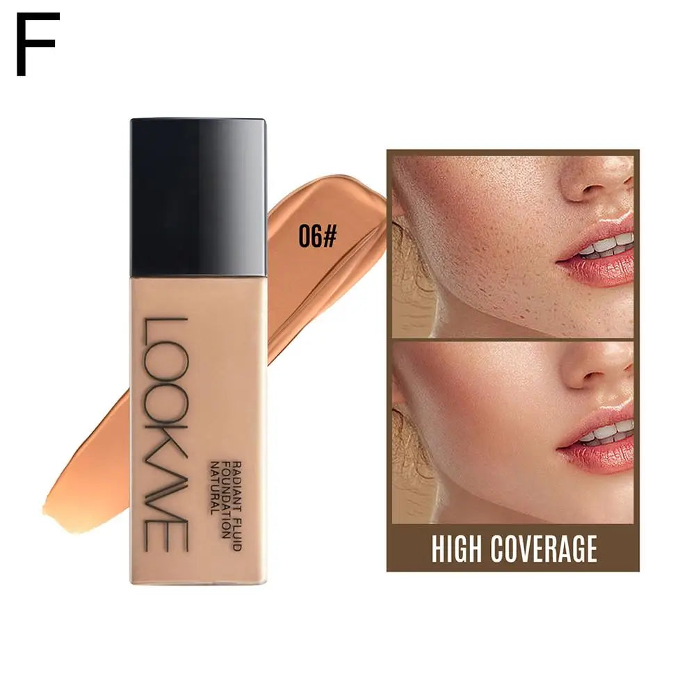 Liquid Foundation - Long Lasting Full Coverage Natural Matte