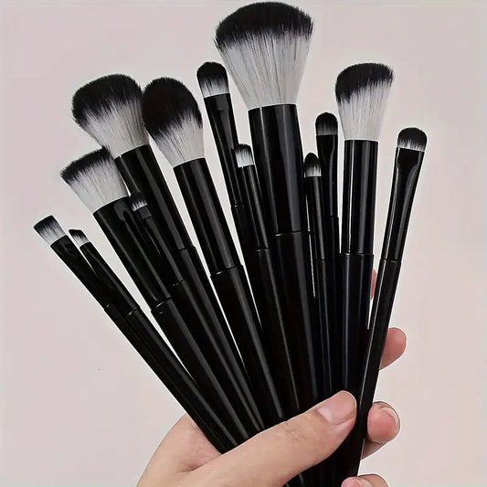Professional 13-Piece Makeup Brush Set with Soft Synthetic Bristles