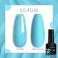 LILYCUTE 7ML Jelly Amber Gel Nail Polish Nail Art Dark Bloom Leopard