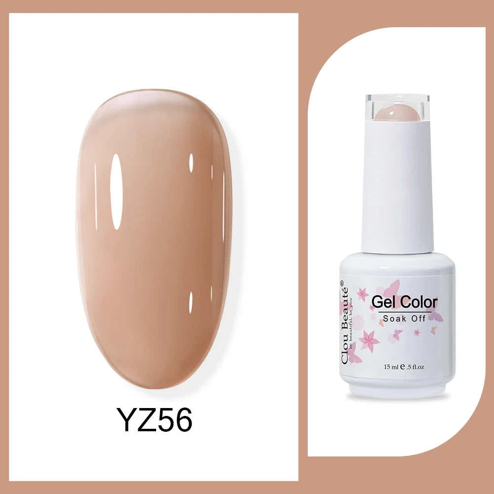 Clou Beaute HEMA & TPO Free Gel Nail Polish - Army Green 15ml