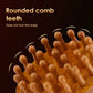 Sandalwood Massage Comb - Finger Ring Scalp Massager & Gua Sha Tool