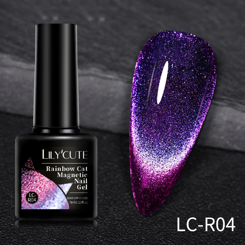 LILYCUTE 9D Cat Eye Magnetic Gel Nail Polish - 7ml