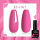 LILYCUTE 7ML Jelly Amber Gel Nail Polish Nail Art Dark Bloom Leopard