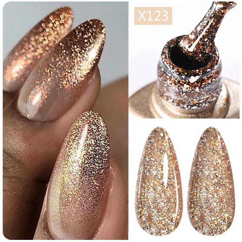 LILYCUTE Metallic Painting Liner Gel Nail Polish - 5ml