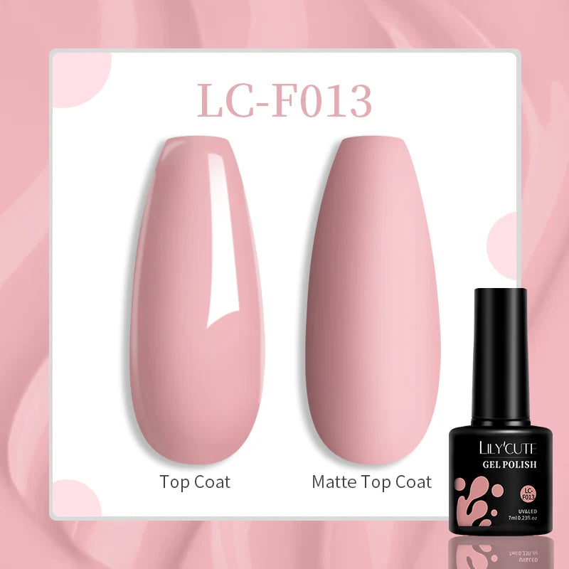 LILYCUTE 7ML Jelly Amber Gel Nail Polish Nail Art Dark Bloom Leopard