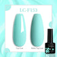 LILYCUTE 7ML Jelly Amber Gel Nail Polish Nail Art Dark Bloom Leopard