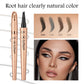 Liquid Eyebrow Pencil - Waterproof 4 Tip Microblade Pen Long-Lasting