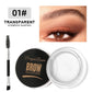 Matte Brown Black Eyebrow Cream - 3D Natural Tint Waterproof Gel Wax