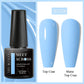 MEET ACROSS Wine Red Gel Nail Polish - 7ml Long-Lasting French Manicure