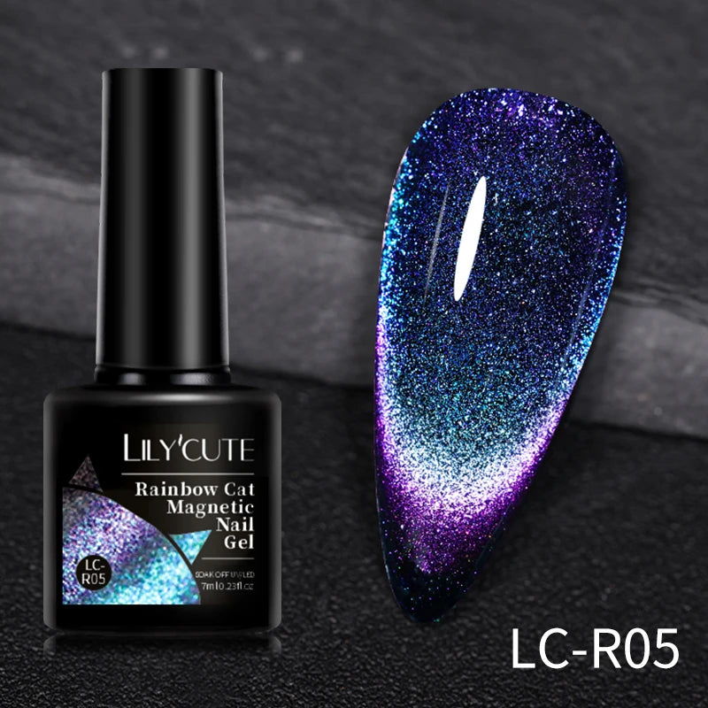 LILYCUTE 9D Cat Eye Magnetic Gel Nail Polish - 7ml