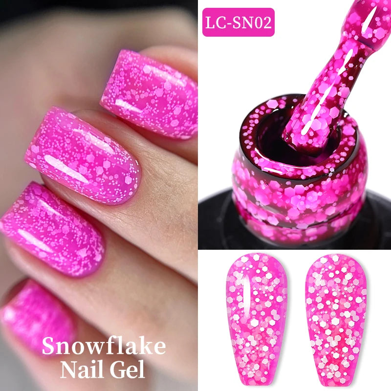 LILYCUTE Thermal Gel Nail Polish 7ml - Temperature Color Changing UV LED
