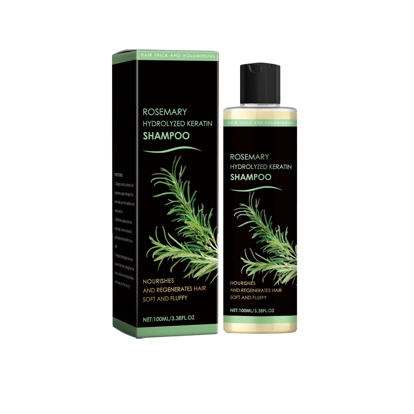 HOEGOA Rosemary Natural Shampoo - Deep Nourishing Hair Repair & Oil Control