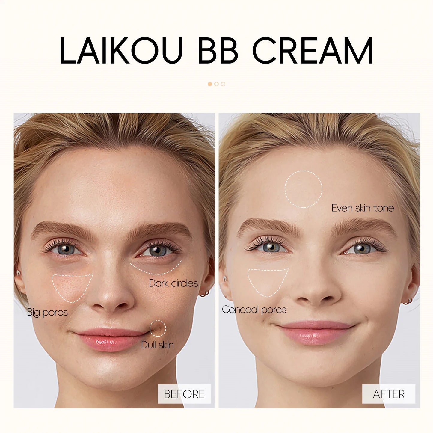 6-Color Concealer BB Cream - 30ml Natural Facial Primer Liquid Foundation