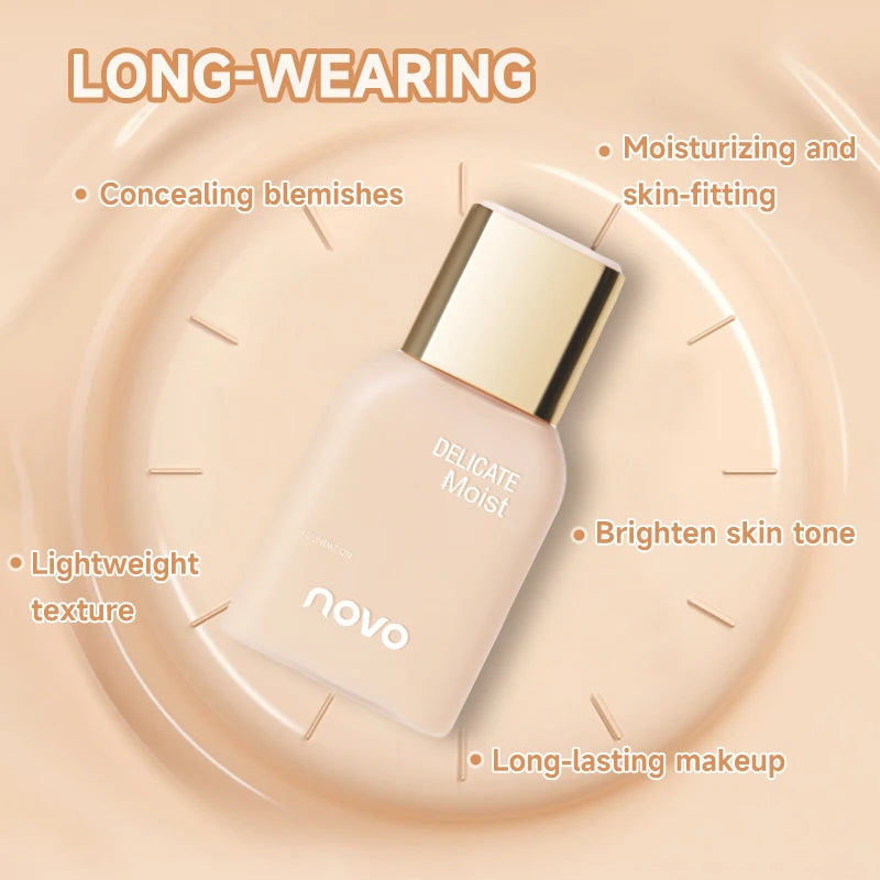 Smooth Liquid Foundation - Moisturizing BB CC Cream Waterproof Long-Lasting