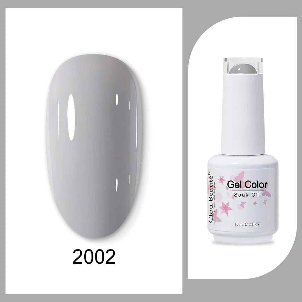 Clou Beaute HEMA & TPO Free Gel Nail Polish - Army Green 15ml