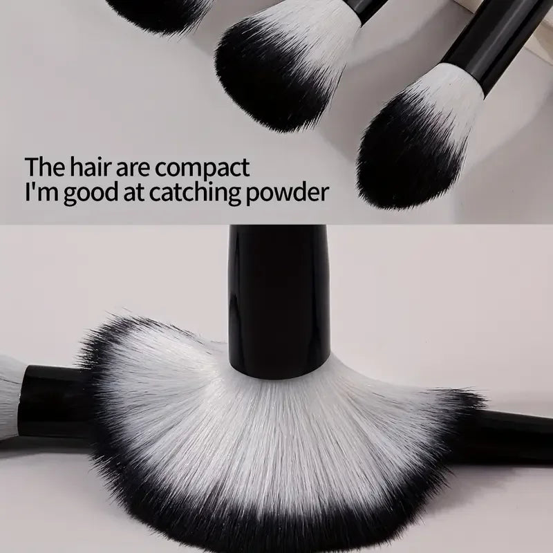 Professional 13-Piece Makeup Brush Set with Soft Synthetic Bristles