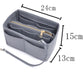 Large Capacity Felt Makeup Storage Bag - Bag-in-Bag Travel Organizer