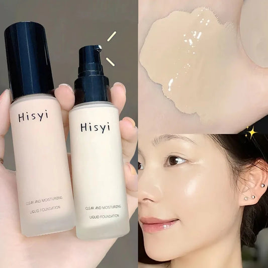 Liquid Foundation - Natural Coverage Transparent Conceals Blemishes
