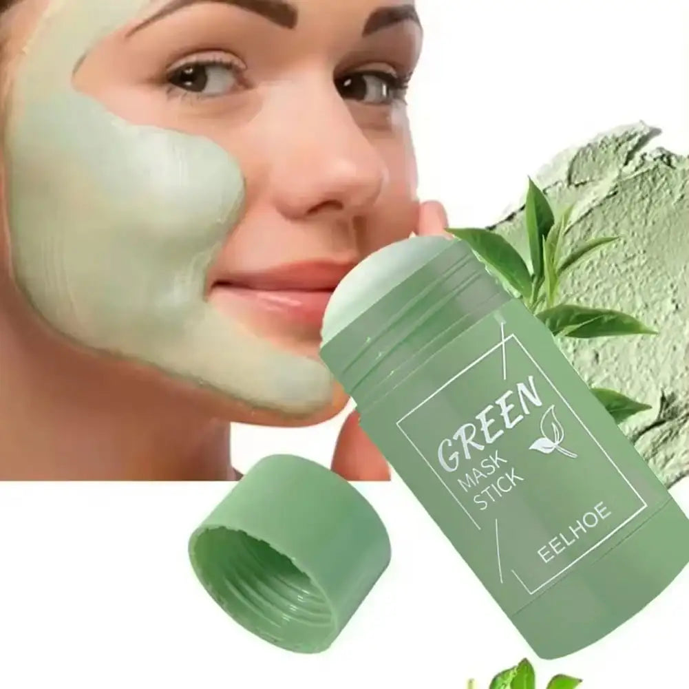 Green Tea & Eggplant Purifying Mud Mask - Deep Cleansing & Pore Refining Treatment