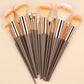 Professional 13-Piece Makeup Brush Set with Soft Synthetic Bristles