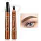4 Split Tip Eyebrow Pen - Waterproof Liquid Tattoo Pen 5 Colors