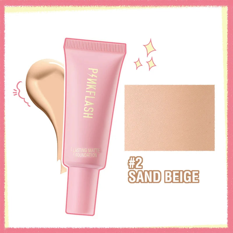Makeup Foundation - Full Concealer Smooth Oil Control Matte Base
