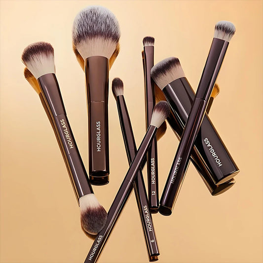Hourglass Vegan Travel Brush Set - 7-Piece Professional Makeup Brush Collection
