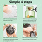 Natural Herbal Hair Dye Shampoo - 5-Minute Gray Coverage Treatment for Women & Men
