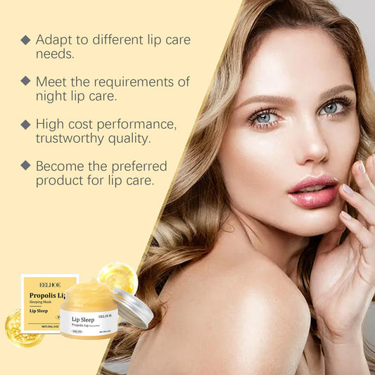 Propolis Lip Sleeping Mask - Overnight Treatment for Dry & Chapped Lips