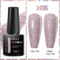 MEET ACROSS Wine Red Gel Nail Polish - 7ml Long-Lasting French Manicure