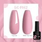 LILYCUTE 7ML Jelly Amber Gel Nail Polish Nail Art Dark Bloom Leopard