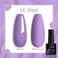 LILYCUTE 7ML Jelly Amber Gel Nail Polish Nail Art Dark Bloom Leopard