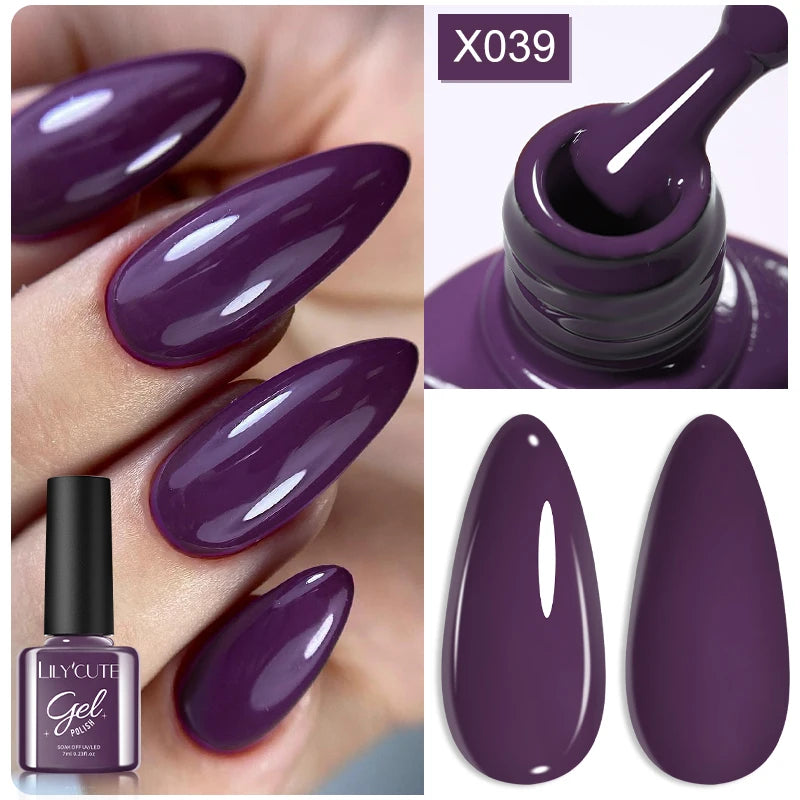 LILYCUTE Metallic Painting Liner Gel Nail Polish - 5ml