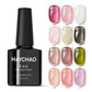 MAYCHAO Transparent Jelly Gel Nail Polish - 7.3ml Semi-Permanent Nude Collection