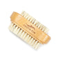 Double-Sided Nail Cleaning Brush - Natural Bristle Manicure Tool
