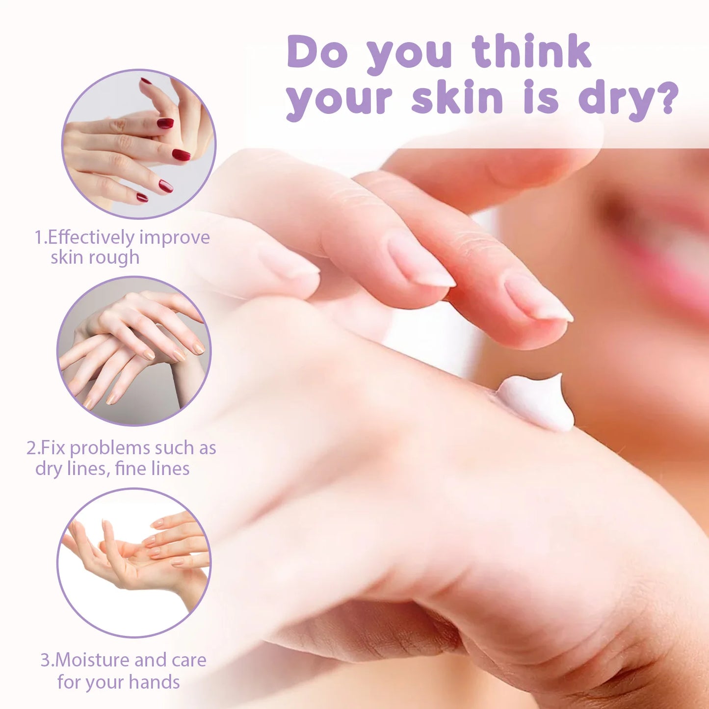 Lavender Hand Mask - Exfoliating & Nourishing Treatment (3 Pairs)