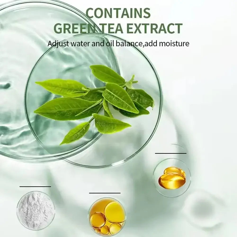 Green Tea & Eggplant Purifying Mud Mask - Deep Cleansing & Pore Refining Treatment