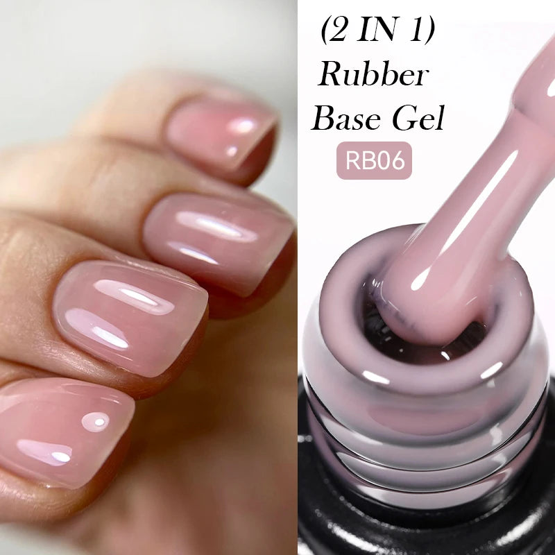 LILYCUTE UV Gel Nail Polish - Base & No-Wipe Top Coat Set (7ml)