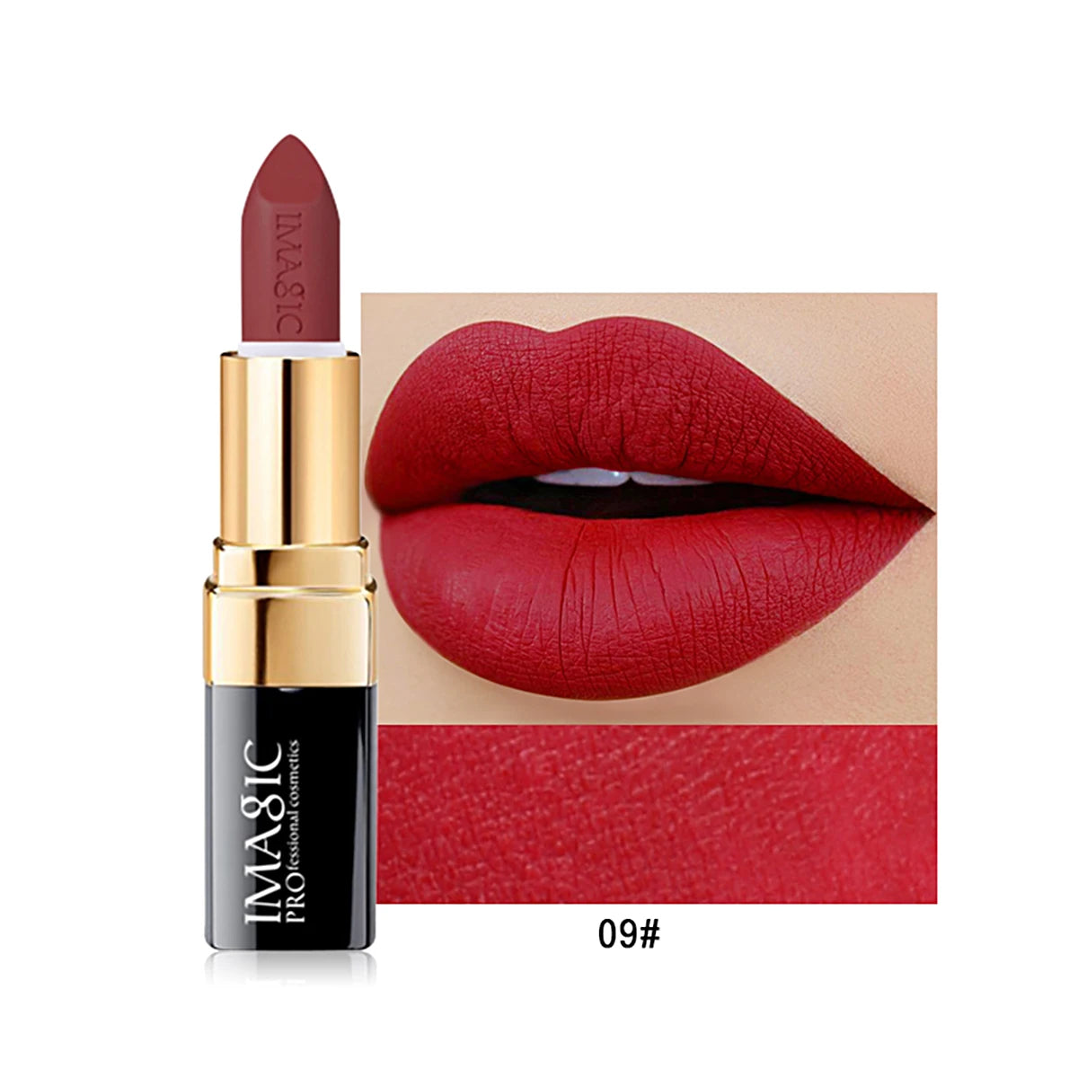 IMAGIC 12-Color Matte Lipstick Set - Waterproof Long-Lasting Velvet Finish