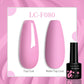 LILYCUTE 7ML Jelly Amber Gel Nail Polish Nail Art Dark Bloom Leopard