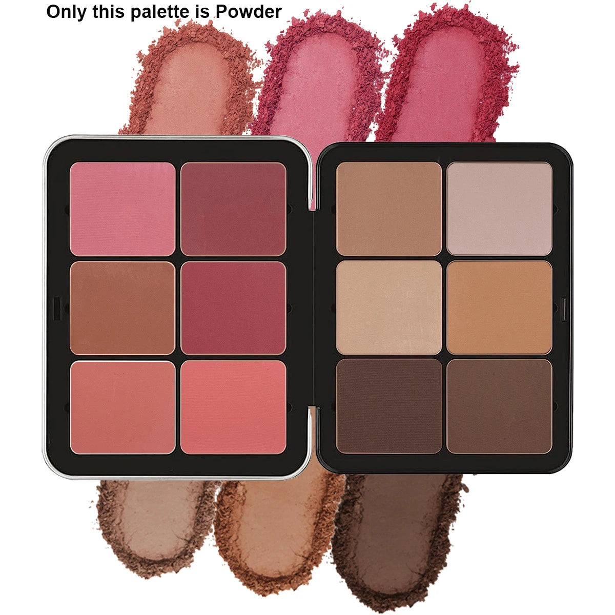 12 Color Blush Concealer Set - Waterproof Face Contour Cream Palette