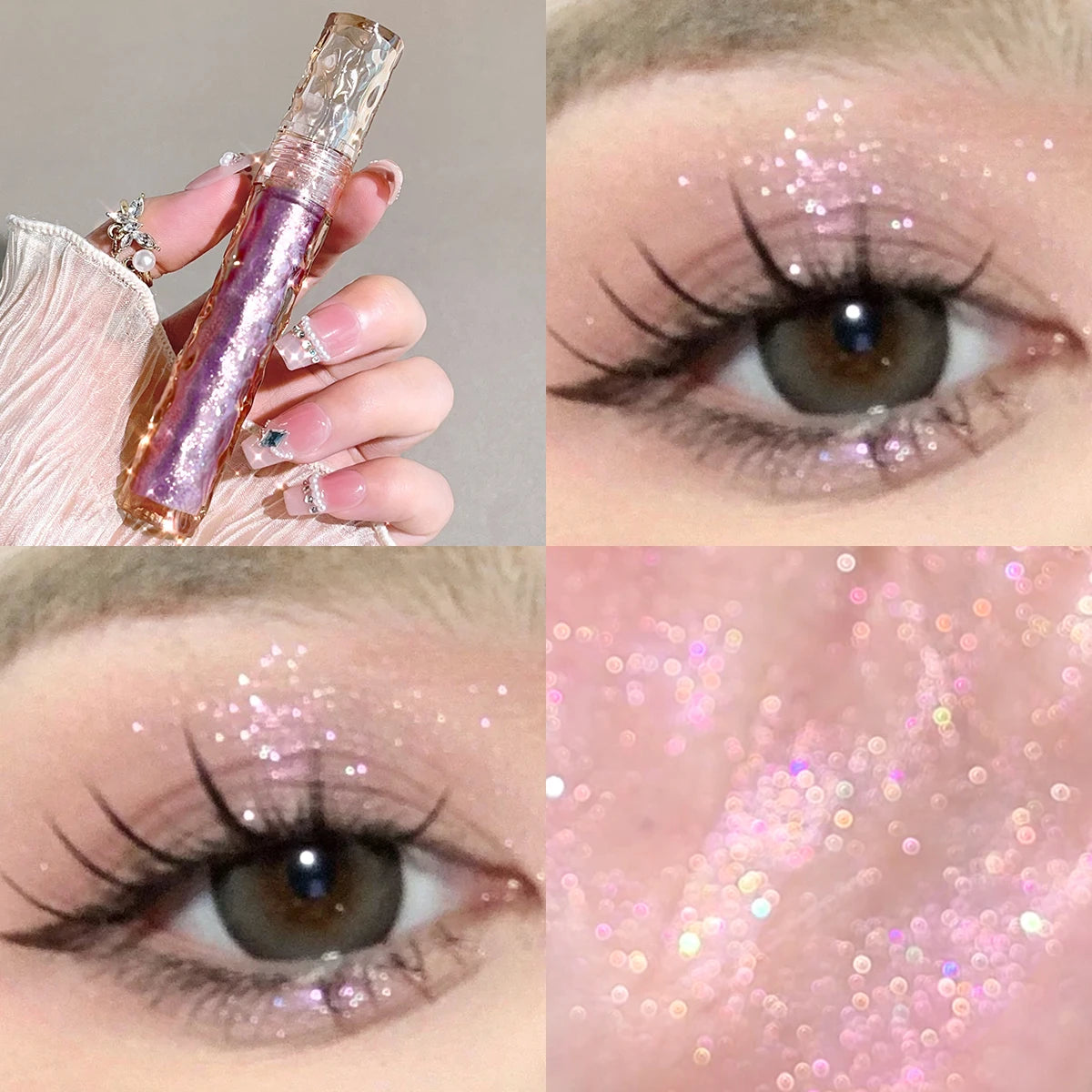 Flowing Light Liquid Eyeshadow - Sparkling Pearlescent Diamond Highlighter