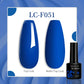 LILYCUTE 7ML Jelly Amber Gel Nail Polish Nail Art Dark Bloom Leopard