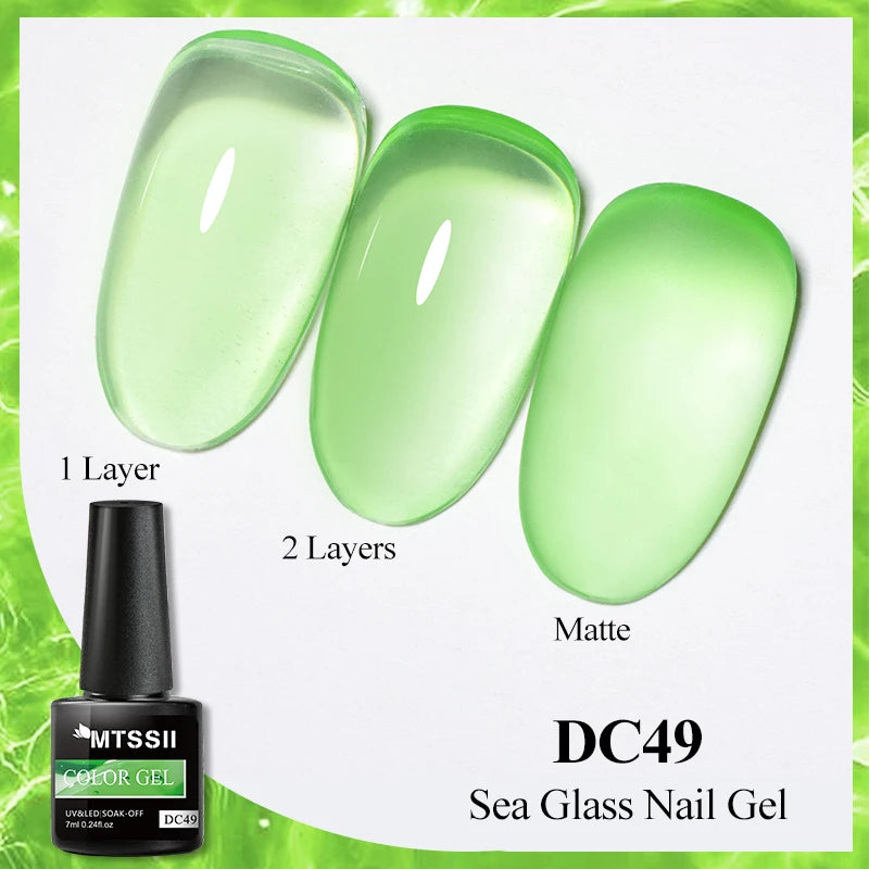 Mtssii Dried Flower Gel Nail Polish - Natural Flower Fairy Series UV/LED
