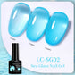 LILYCUTE 7ML Jelly Amber Gel Nail Polish Nail Art Dark Bloom Leopard