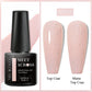 MEET ACROSS Wine Red Gel Nail Polish - 7ml Long-Lasting French Manicure