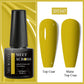 MEET ACROSS Wine Red Gel Nail Polish - 7ml Long-Lasting French Manicure