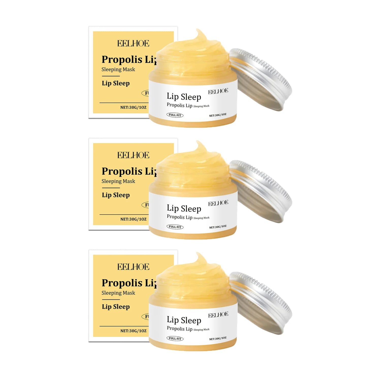 Propolis Lip Sleeping Mask - Overnight Treatment for Dry & Chapped Lips