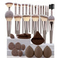 Professional Makeup Brush Set - 3-20 Pieces Premium Soft Goat Hair &