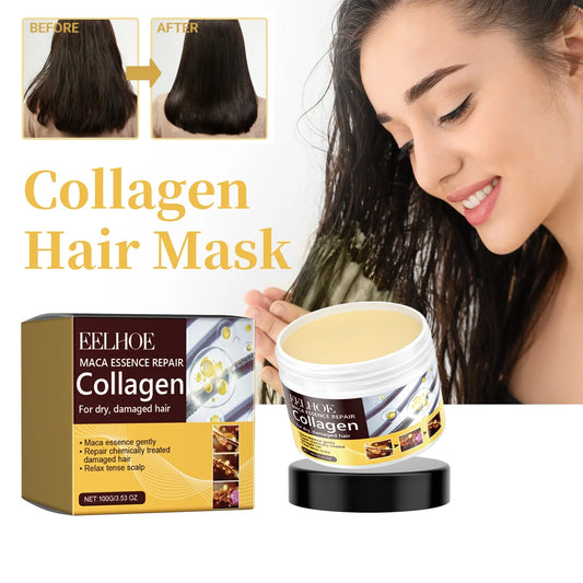 Collagen Hair Mask - Deep Conditioning Treatment for Dry & Frizzy Hair